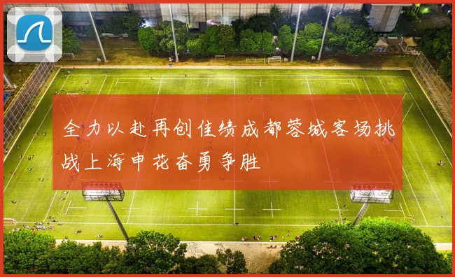 全力以赴再创佳绩成都蓉城客场挑战上海申花奋勇争胜